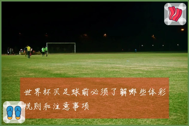 世界杯买足球前必须了解哪些体彩规则和注意事项